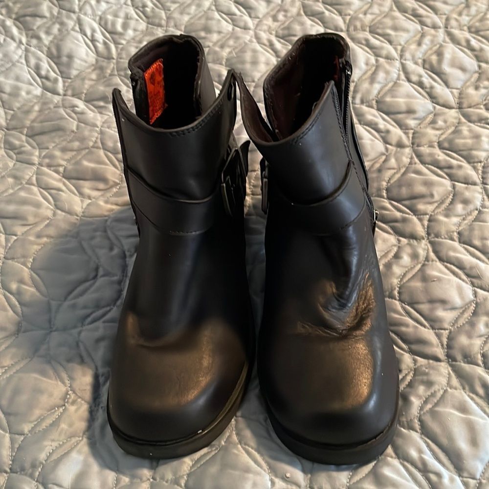 COPY - Harley Davidson black leather boots size 9 1/2